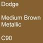 Preview: Dodge, Medium Brown Metallic, C90.